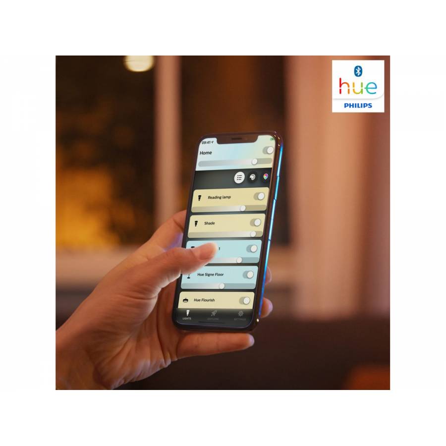 Spot Philips Tip Dublu Cu Ambianta Alba, Control Bluetooth / Bridge, Led Integrat, Variator Inclus, 700 Lm, 5 W, Ip20, 15000 Ore, Modern, Alb