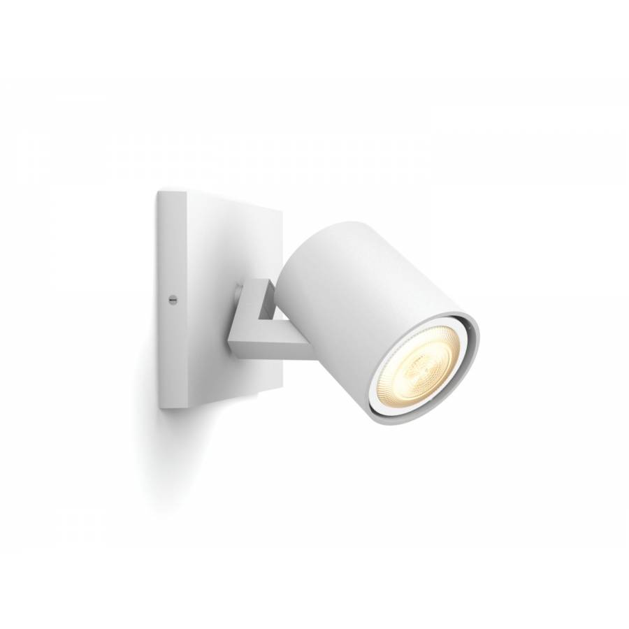Spot Reglabil Philips Hue Switch, Led Gu10, Bluetooth, 350 Lm, 15000 Ore, 2200 6500 K, Ip20, Putere 5 W, Modern, Culoare  Alb