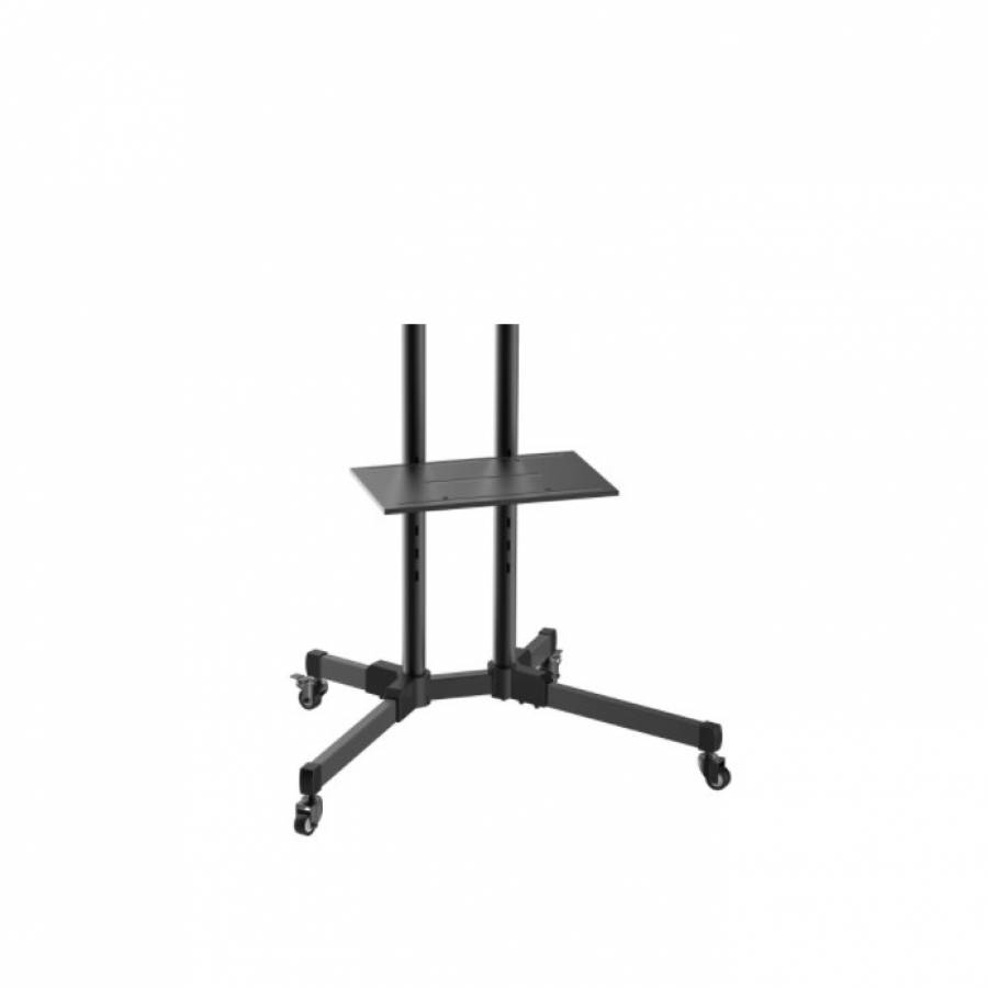 Stand Tv Si Dvd Klausstech, Mobil, Pentru Prezentare, 32 - 55 Inch, Negru