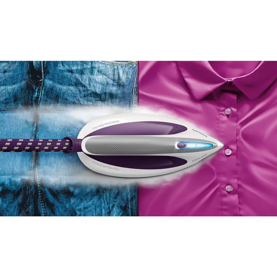 Statie Philips Cu Abur De Calcat Perfectcare Elite, Tehnologie Optimaltemp, Abur Automat Inteligent, Jet De Abur De Pana La 520 G, 1.8 L , 2700w, 7.5 Bari, Mov