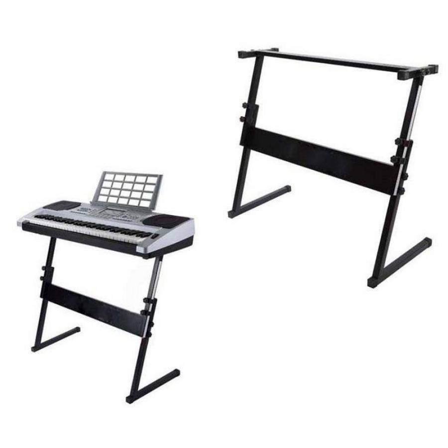 Stativ Klausstech De Orga Cu Constructie Rezistenta, Klausstech, Reglabil 50 - 80 Cm, Sarcina Maxima 7 Kg, Culoare Negru