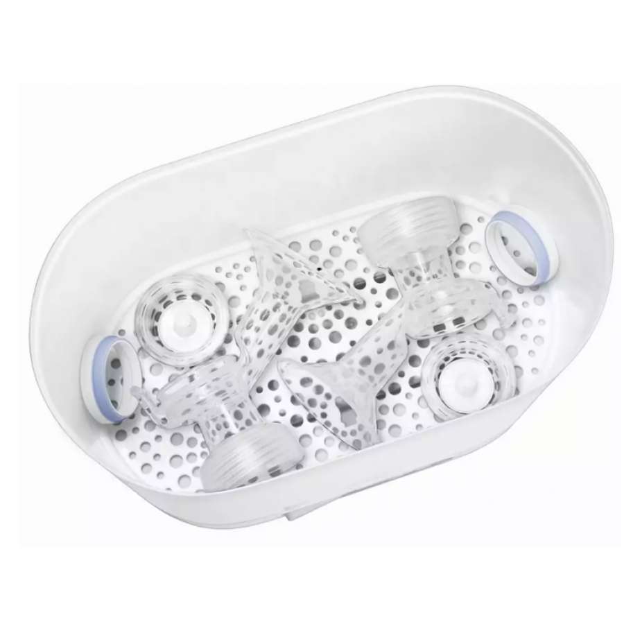 Sterilizator Philips 4 In 1 Electric Cu Abur, Tensiune 220-240 V 50-60 Hz, Etapa 0 - 6 Luni, 650 W, Material Polipropilena, Sterilizare In 6 Minute, Alb