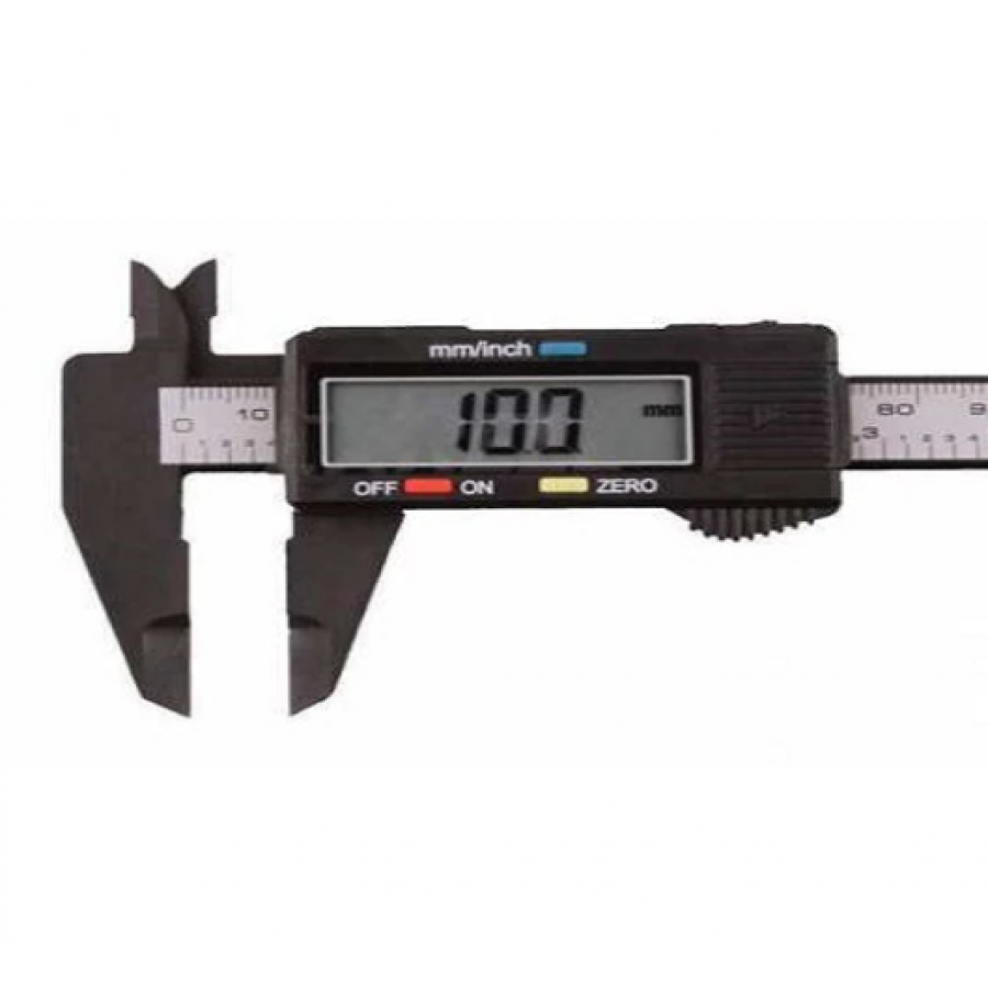 Subler Electric Profesional Klausstech, Afisaj Electronic, Display Digital, Unitate De Masura Mm/inch, Functie Calibrare, Buton On/off, Argintiu