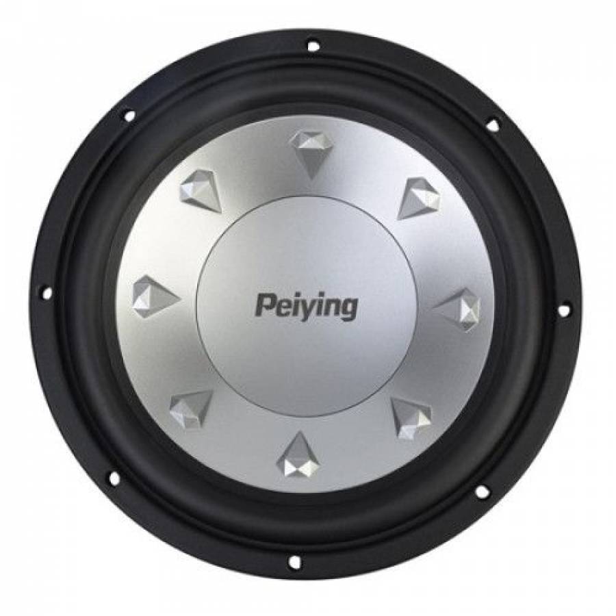 Subwoofer Difuzor Auto Peiying Cu Diametru De 12 Inch , Putere Max 500 W , Magnet 50 Oz , Impedanta 4 Ohmi , 88 Db , Modern , Culoare Negru