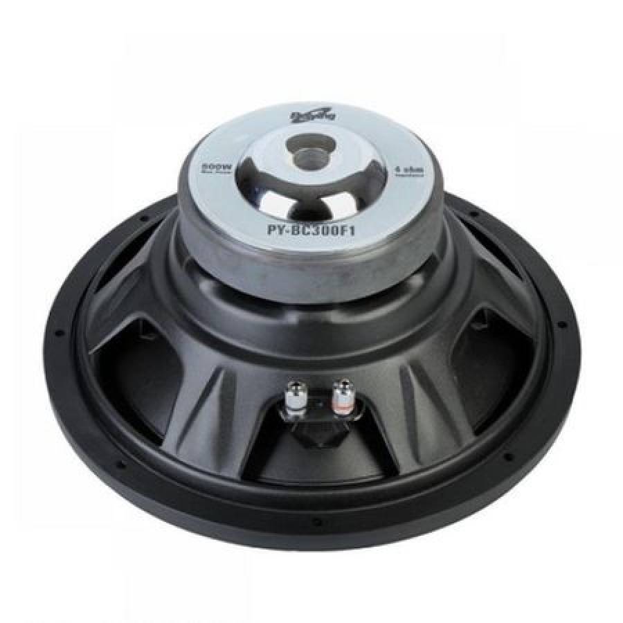 Subwoofer Difuzor Auto Peiying Cu Diametru De 12 Inch , Putere Max 500 W , Magnet 50 Oz , Impedanta 4 Ohmi , 88 Db , Modern , Culoare Negru