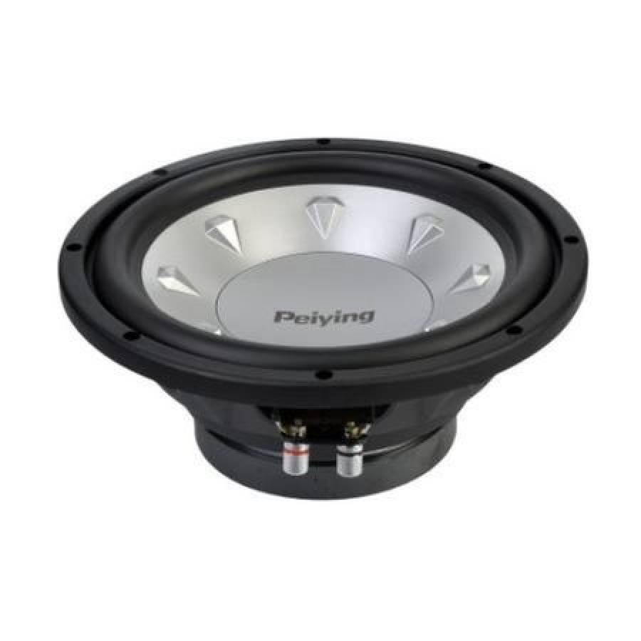 Subwoofer Difuzor Auto Peiying Cu Diametru De 12 Inch , Putere Max 500 W , Magnet 50 Oz , Impedanta 4 Ohmi , 88 Db , Modern , Culoare Negru