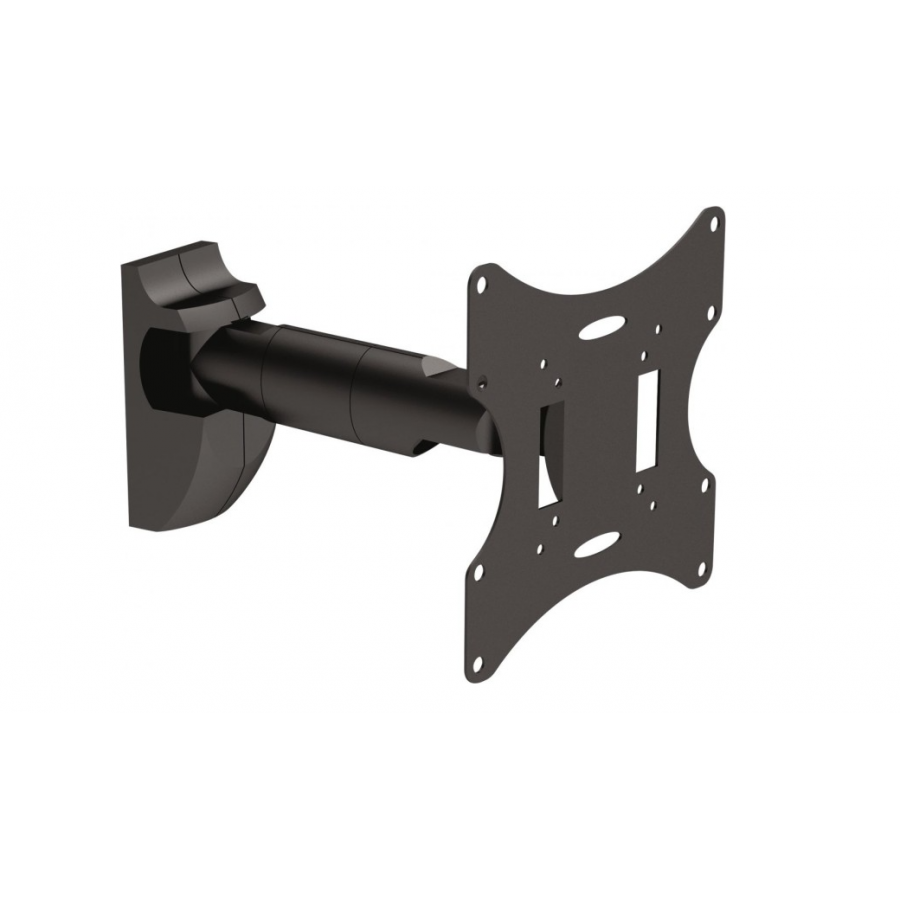 Suport De Televizor Klausstech, Suporta Diagonale Intre 23 Si 43, Sarcina Suportata Maxima 30 De Kg, Reglabil, Distanta Dintre Perete Si Tv  101~324mm, Metal, Culoare Negru