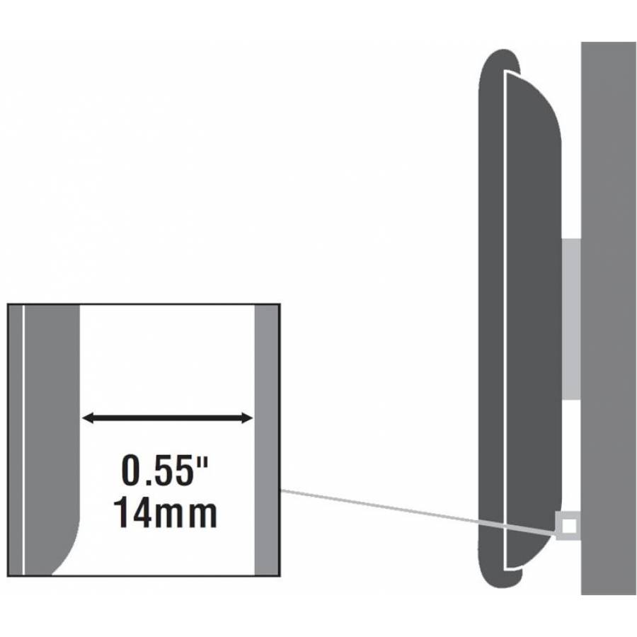 Suport Fix De Perete Pentru Televizor Klausstech, Dimensiuni 200 Cm X 200 Cm, Compatibil Cu Diagonalele 23 - 42 Inch, Greutate Maxima Suportata 30 Kg, Design Modern, Negru