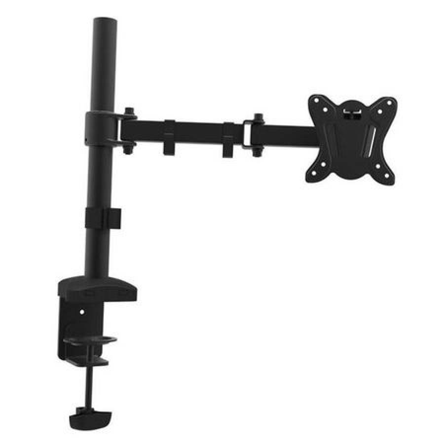 Suport . Pentru Monitor Sau Tv Lcd Sau Led  , Reglabil Cu Inclinare Pe Orizontala Si Verticala, 13-27 Inch , Cu Surub De Prindere Birou