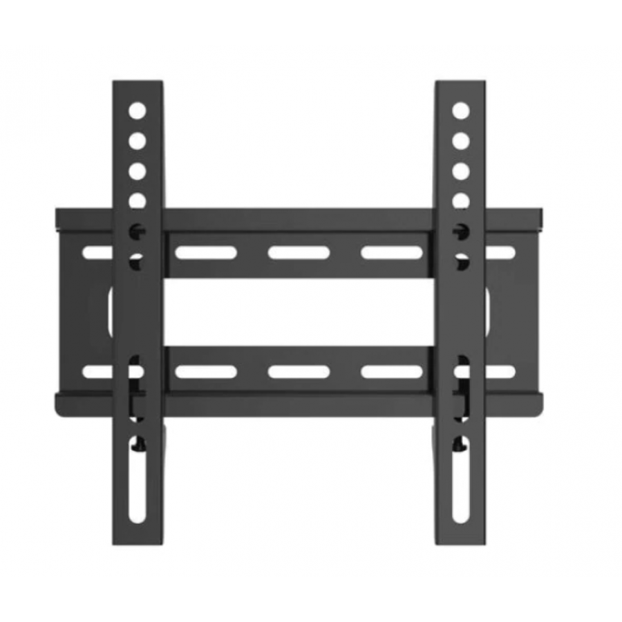 Suport Pentru Televizor Klausstech 14-42 Inch, Material Metal, Design Rezistent, Inclinare Verticala +15/-15 Grade, Vesa 200 X 200, Negru