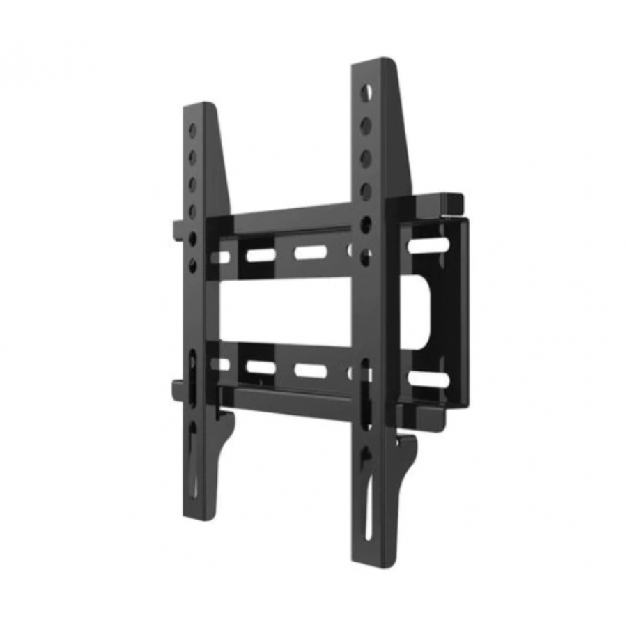 Suport Pentru Televizor Klausstech 14-42 Inch, Material Metal, Design Rezistent, Inclinare Verticala +15/-15 Grade, Vesa 200 X 200, Negru