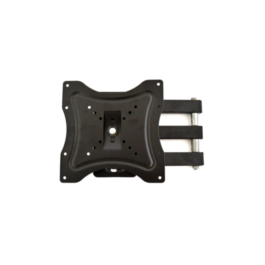 Suport Tv Klausstech Cu Design Mobil, Diagonale 14-42 Inch, Greutate Max 35 Kg, 2 Brate, Material Metalic Rezistent, Inaltime Reglabila, Negru