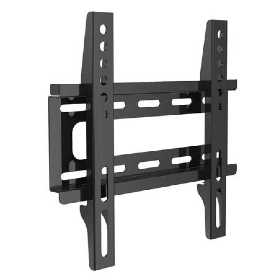 Suport Tv De Perete Cu Diagonala De 14″-42″, Inclinare Verticala +15/-15 Grade, Profil 48 Mm,vesa Max 200x200, Culoare Negru