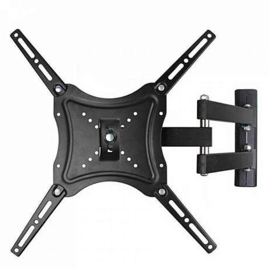 Suport Tv De Perete , Greutate Maxima Suportata 50 Kg, Compatibil Cu Standardul Vesa, Doua Brate, Tehnologie Reglabila, 14-55, Culoare Negru