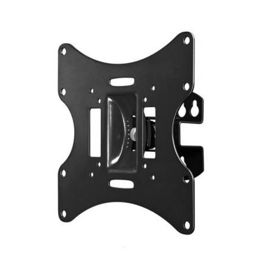 Suport Tv De Perete Klausstech, Diagonala Cuprinsa Intre 10-27, Greutate Maxima Suportata 20kg, Distanta Intre Tv Si Perete 30mm, Metal, Negru