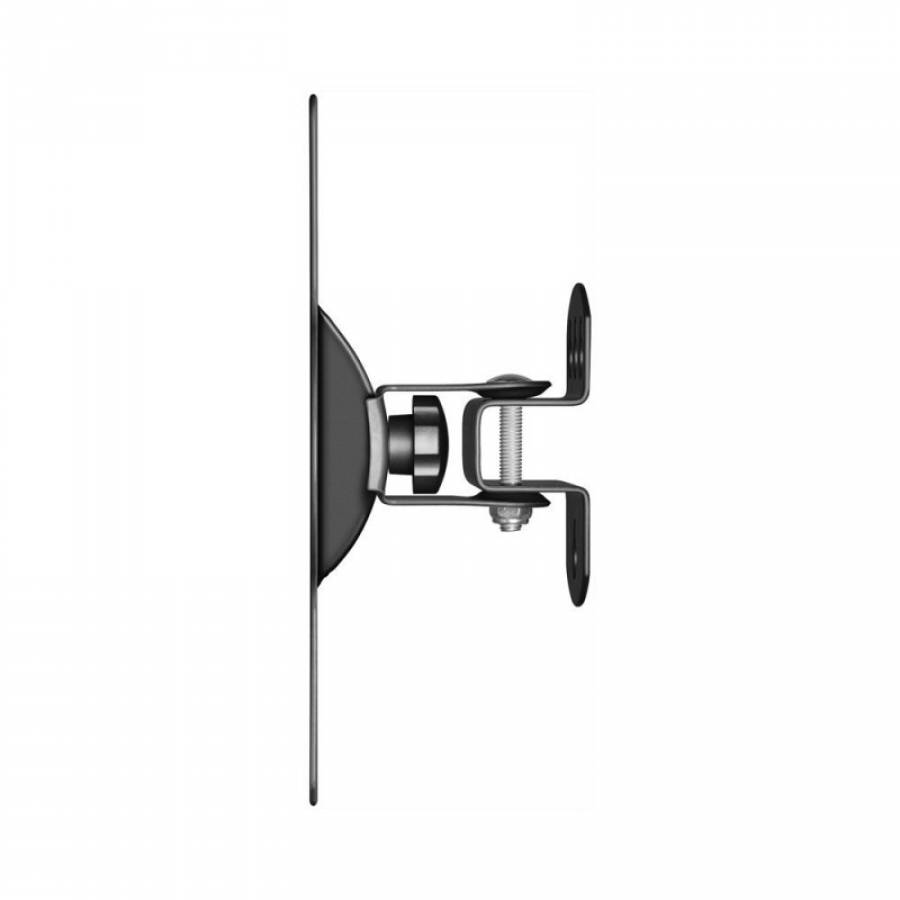 Suport Tv De Perete Klausstech, Diagonala Cuprinsa Intre 10-27, Greutate Maxima Suportata 20kg, Distanta Intre Tv Si Perete 30mm, Metal, Negru