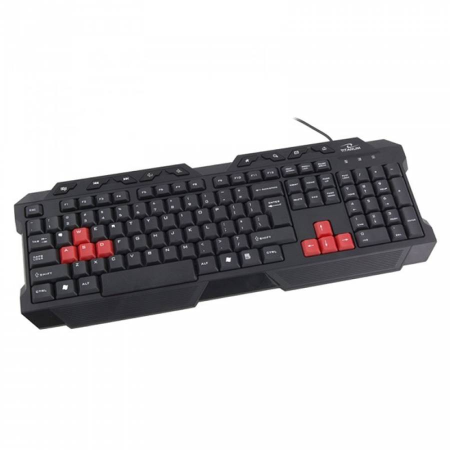 Tastatura De Gaming Ranger Esperanza Xyl09 Cu Lungime Cablu 1.5 M, Conector Usb 2.0, Functioneaza Cu Sistemele Windows Xp / Vista / Windows 7 / Windows 8 / Windows 10, Negru/rosu
