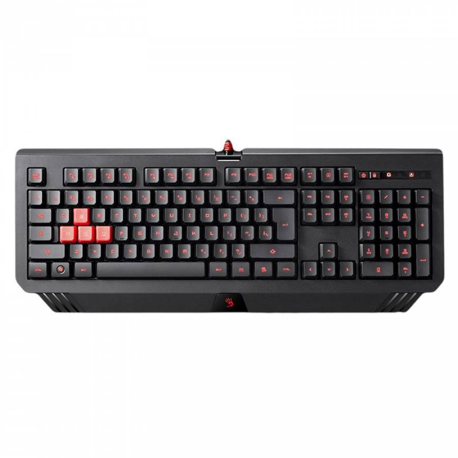Tastatura Gaming Iluminata (rosu)  A4tech
