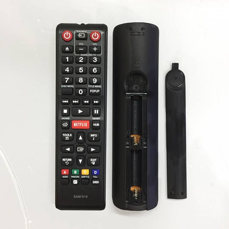 Telecomanda Universala Lcd, Distanta 8 M, Design Ergonomic, Buton Netflix, Negru
