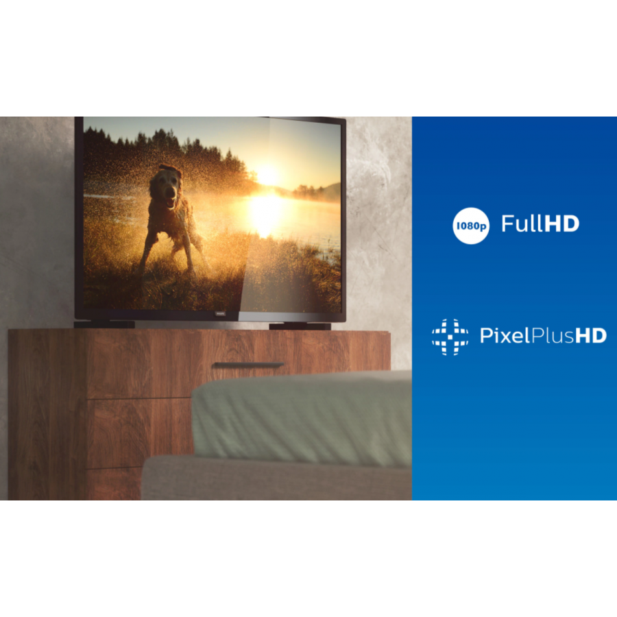 Televizor Philips Led Fhd, Diagonala 108 Cm