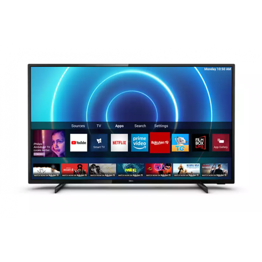 Televizor Philips Smart Tv Led 4k Uhd, Diagonala 178 Cm, Hdr 10+ Acceptat, 3840 X 2160, 16:9, Simplyshare/oglindire Ecran, Quadcore, Ecran Lat, Negru