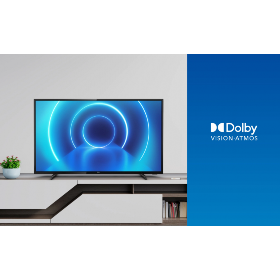 Televizor Philips Smart Tv Led 4k Uhd, Diagonala 178 Cm, Hdr 10+ Acceptat, 3840 X 2160, 16:9, Simplyshare/oglindire Ecran, Quadcore, Ecran Lat, Negru