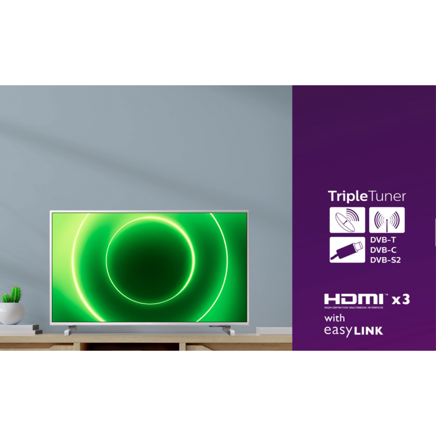 Televizor Philips Smart Tv Led Fhd Ambilight De 80 Cm (32