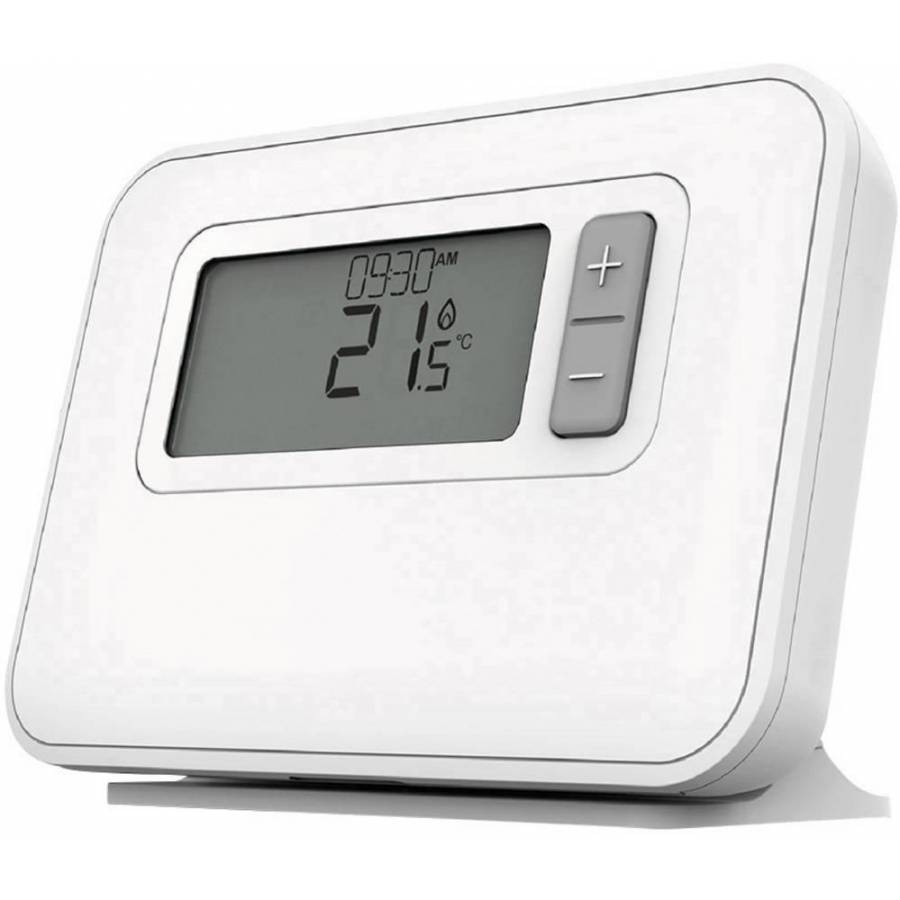 Termostat Inteligent  De Camera, Wireless, Design Elegant,  Klausstech, Functia De Blocare, Algoritm Autoprogramare, 3v-230v