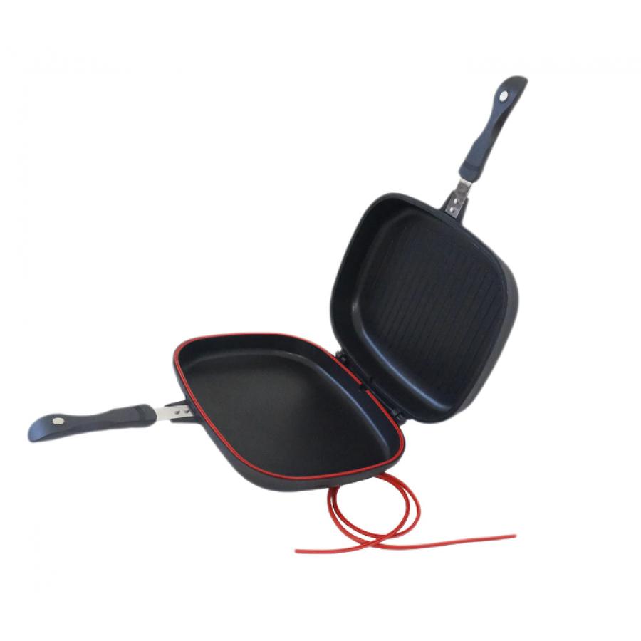 Tigaie Dubleta Grill, Dessini, 32 Cm, Cu O Rezerva Garnitura