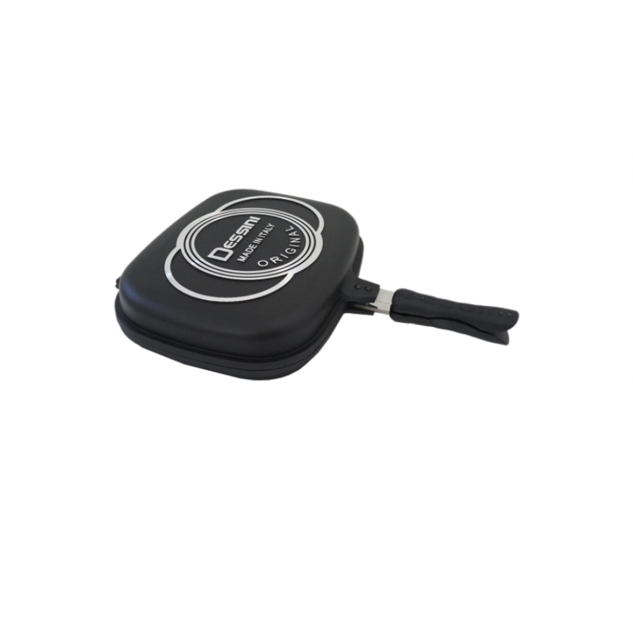 Tigaie Dubleta Grill, Dessini, 32 Cm, Cu O Rezerva Garnitura