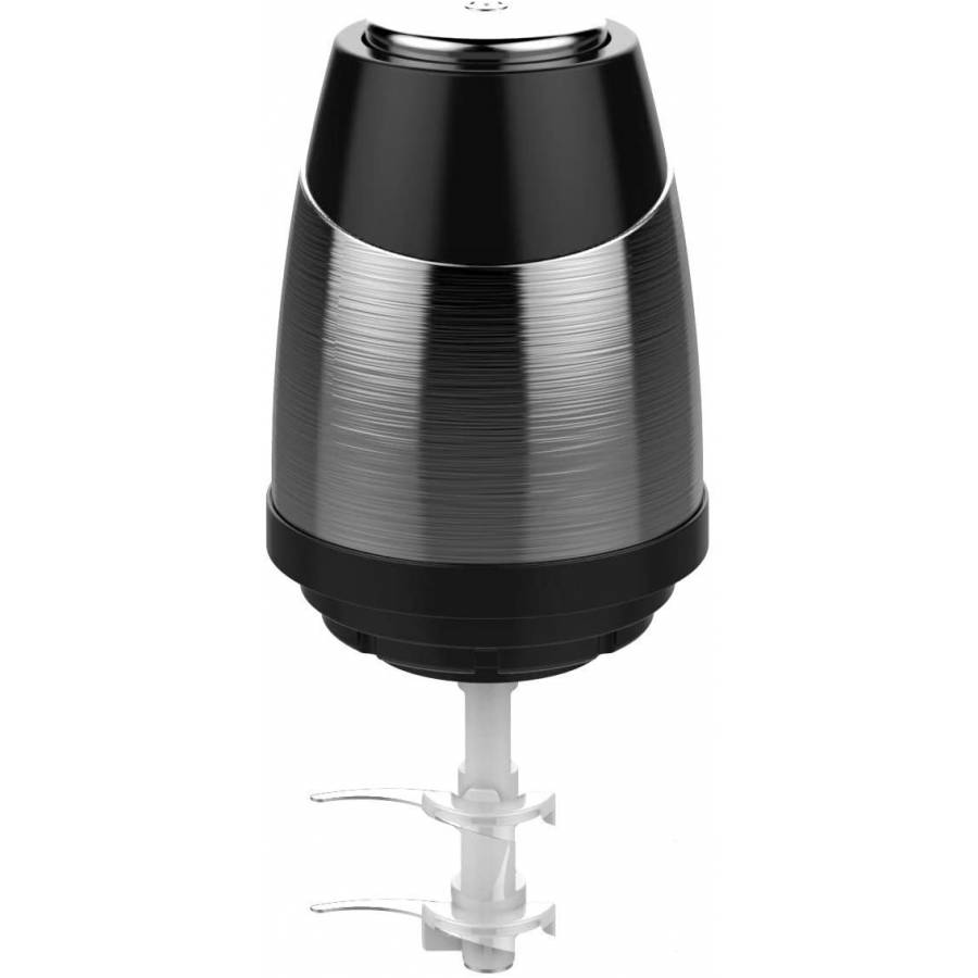 Tocator KlaussTech De Alimente, Capacitate De 3l, Putere 550w, 2 Trepte De Putere, 4 Lame , Compact Si Ergonomic, Simplu De Folosit, Alb/argintiu