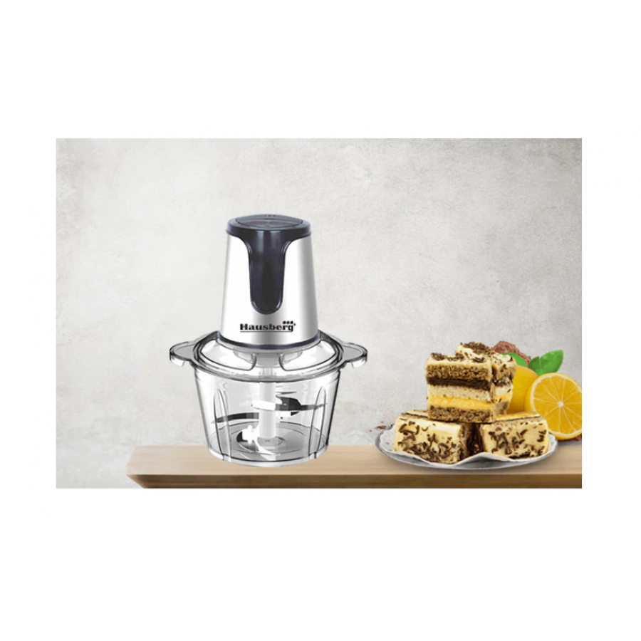 Tocator Electric, Putere 400w, Capacitate 3l, Usor De Folosit, Destinat Pentru Fructe Si Legume, Ergonomic, Argintiu