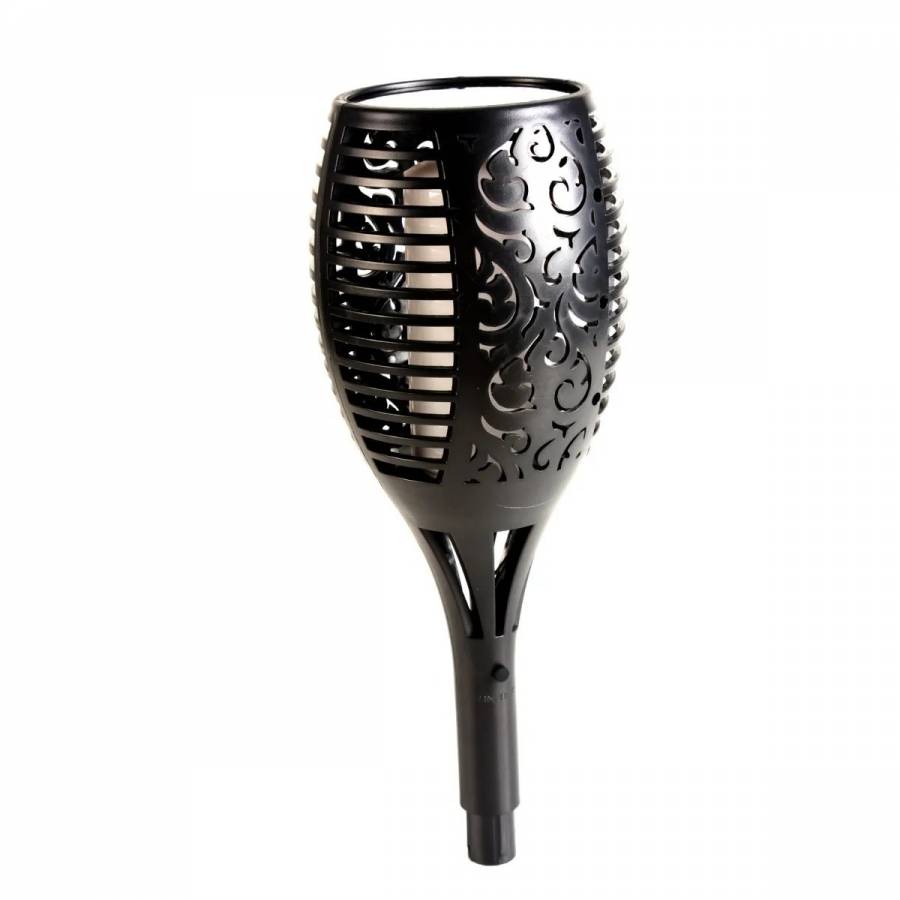 Torta  Solara KlaussTech Led Cu Efect De Flacara ,negru