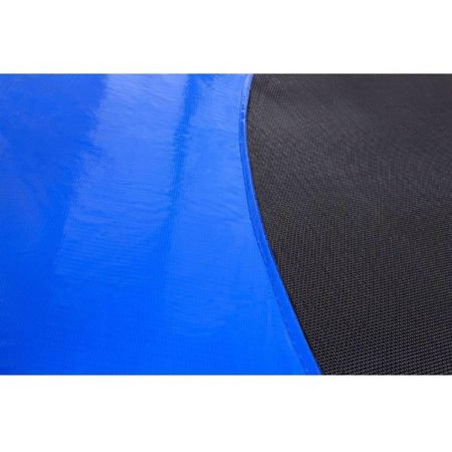 Trambulina Fixa Cu Plasa De Protectie, 48 De Arcuri, Cadru Galvanizat, Material Polipropilena, 3 Picioare De Sustinere, Greutate Maxima 150 Kg, Design Clasic, Negru