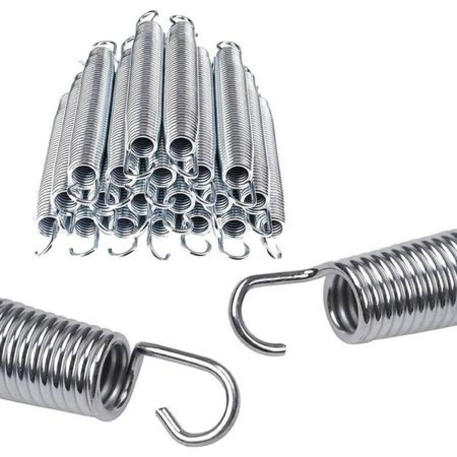 Trambulina Fixa Cu Plasa De Protectie, 48 De Arcuri, Cadru Galvanizat, Material Polipropilena, 3 Picioare De Sustinere, Greutate Maxima 150 Kg, Design Clasic, Negru