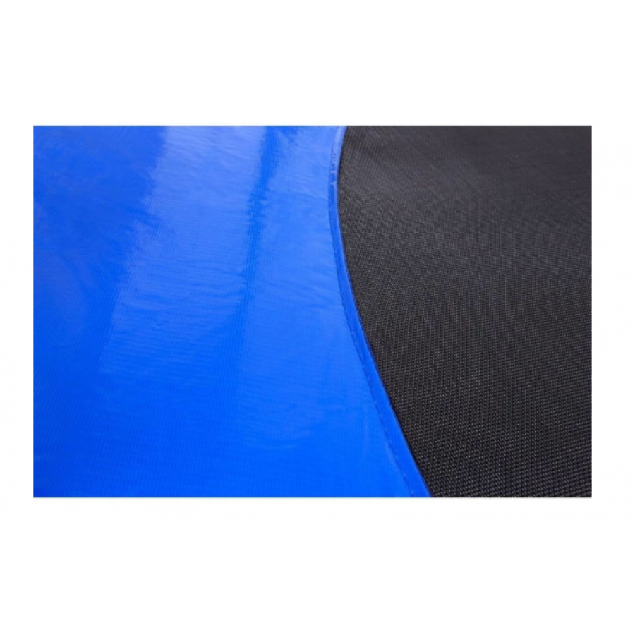 Trambulina Klausstech, 244 Cm, Plasa Si Stalpi De Protectie, Pentru Copii Si Adulti, Ideala Pentru Curte, Stalpi Inveliti In Spuma Buretata, Negru