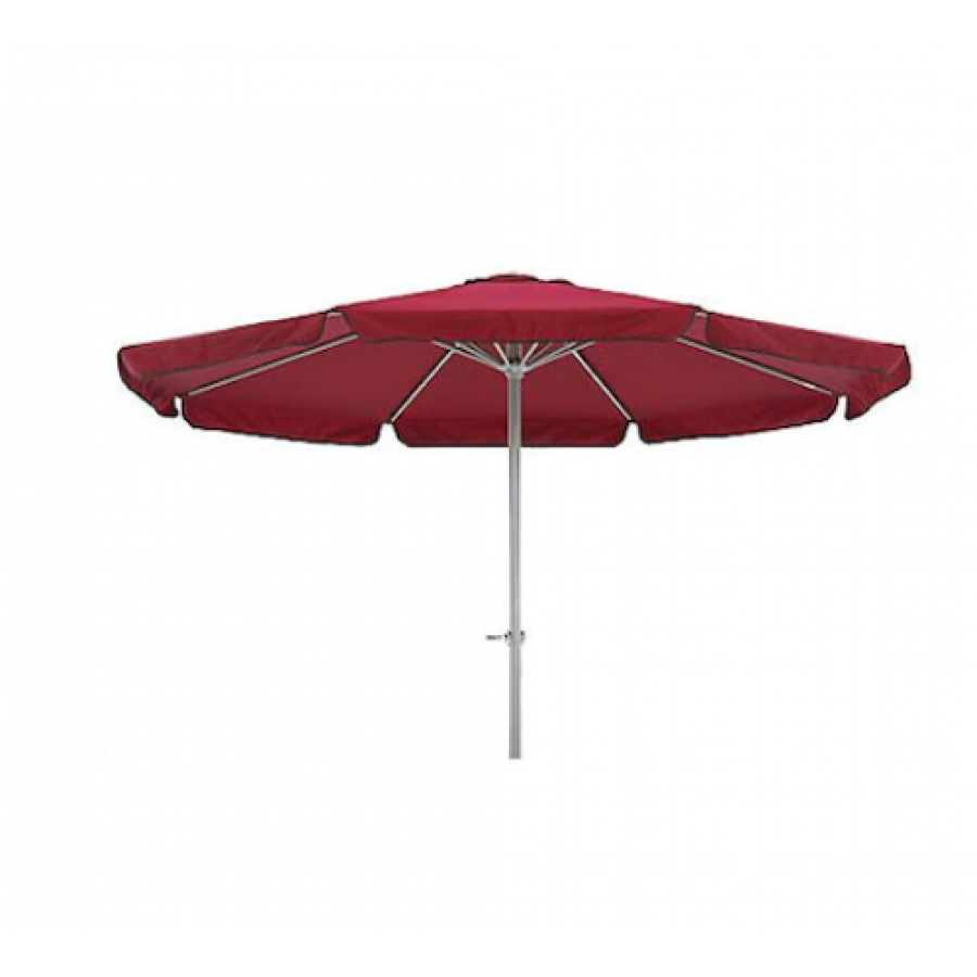 Umbrela De Gradina Klausstech, Rezistenta La Uzura Si Umiditate, Inaltime 2.5m, Reglabila, Suport Inclus, Diametru 3m, Rosu
