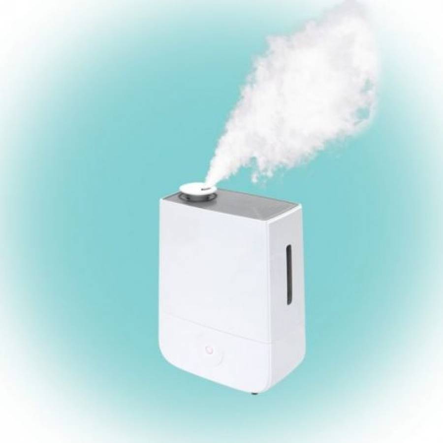 Umidificator La Rece Cu Ultrasunete Home , Putere 30 W , Reglare Cu Butoane Tactile , Capacitate Rezervor 4 L , Alimentare 230 V