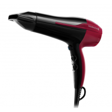 Uscator De Par, Concentrator, 2200w, 2 Viteze, 3 Setari Temperatura, Jet De Aer Rece, Ionizare, Culoare Negru/rosu