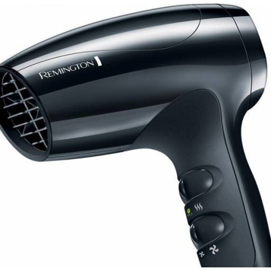 Uscator De Par De Voiaj De 1800 W, 2 Trepte De Viteza, 3 Setari Temperatura, Setare Eco, Concentrator Incluse, Dispozitiv Agatare, Negru