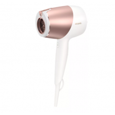 Uscator De Par Profesional Philips Cu Tehnologie Senselq, 3 Accesorii , Putere 1800 W, Tensiune 240 V, Duza 7 Mm, Cablu De 2 M, Functie Ionizare, Alb/Roz