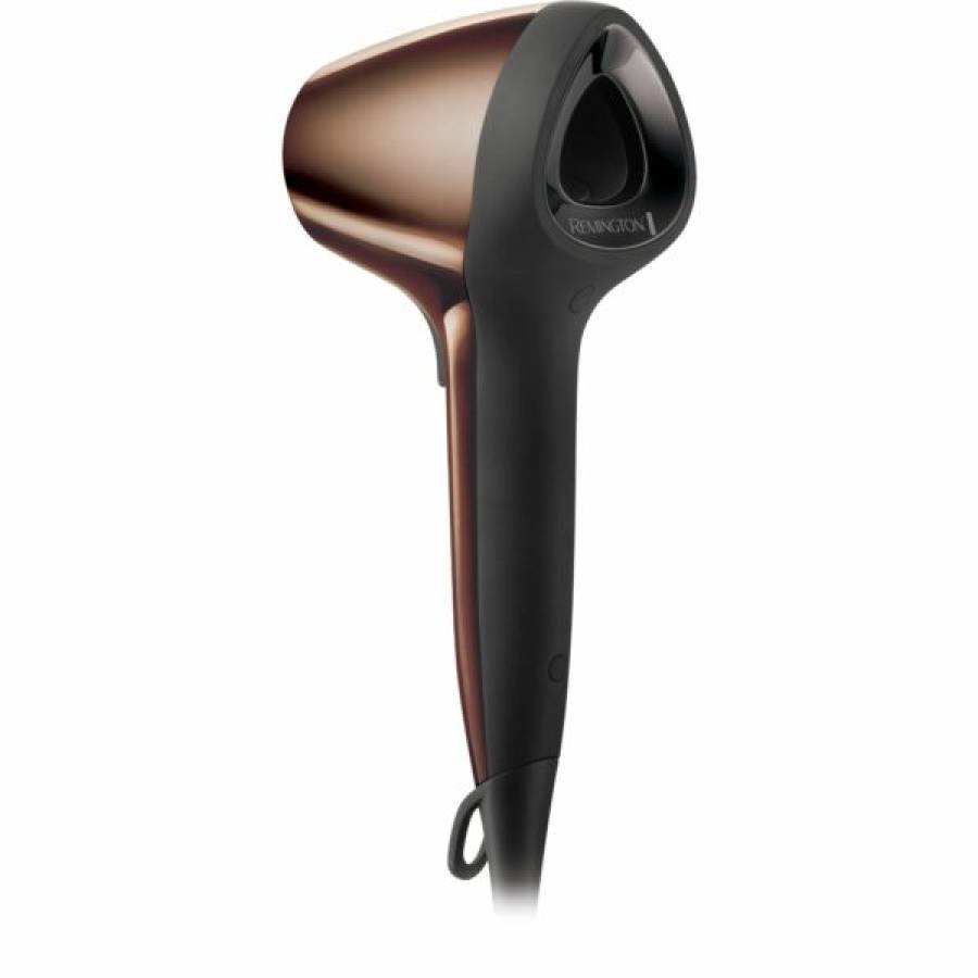 Uscator De Par Remington Cu Functie Air3d, Tehnologie Ionica Cu Microparticule, Putere De 1800 W, 3 Setari De Temperatura & 2 Setari De Viteze, Uscare Rapida , Ultra-modern, Bronz / maro