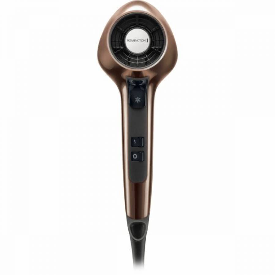 Uscator De Par Remington Cu Functie Air3d, Tehnologie Ionica Cu Microparticule, Putere De 1800 W, 3 Setari De Temperatura & 2 Setari De Viteze, Uscare Rapida , Ultra-modern, Bronz / maro