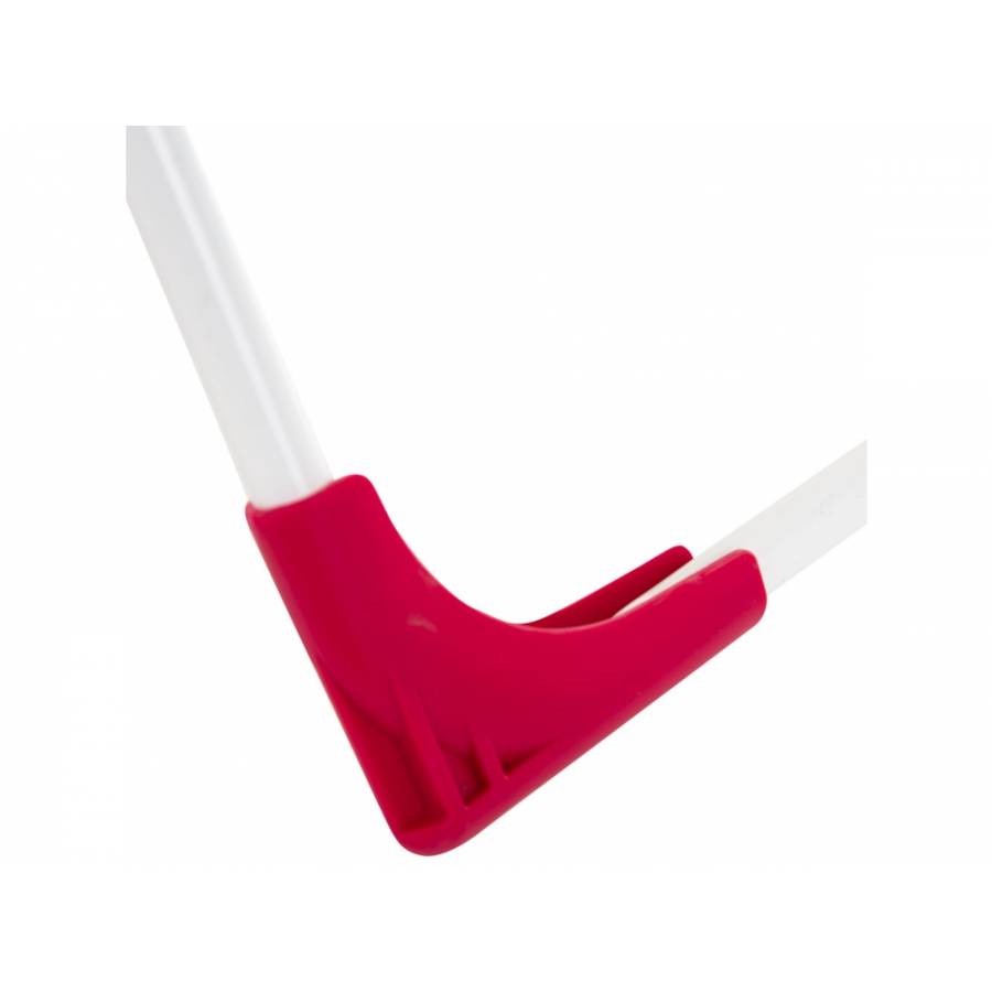 Uscator De Rufe Extensibil Dublu Klausstech, Vopsit Electrostatic, Greutate Suportata 20 Kg, Suport Pentru Carlige, Picioare Antialunecare, Inaltime 123 Cm, Dimensiuni 60 X 130 Cm, Design Modern, Argintiu