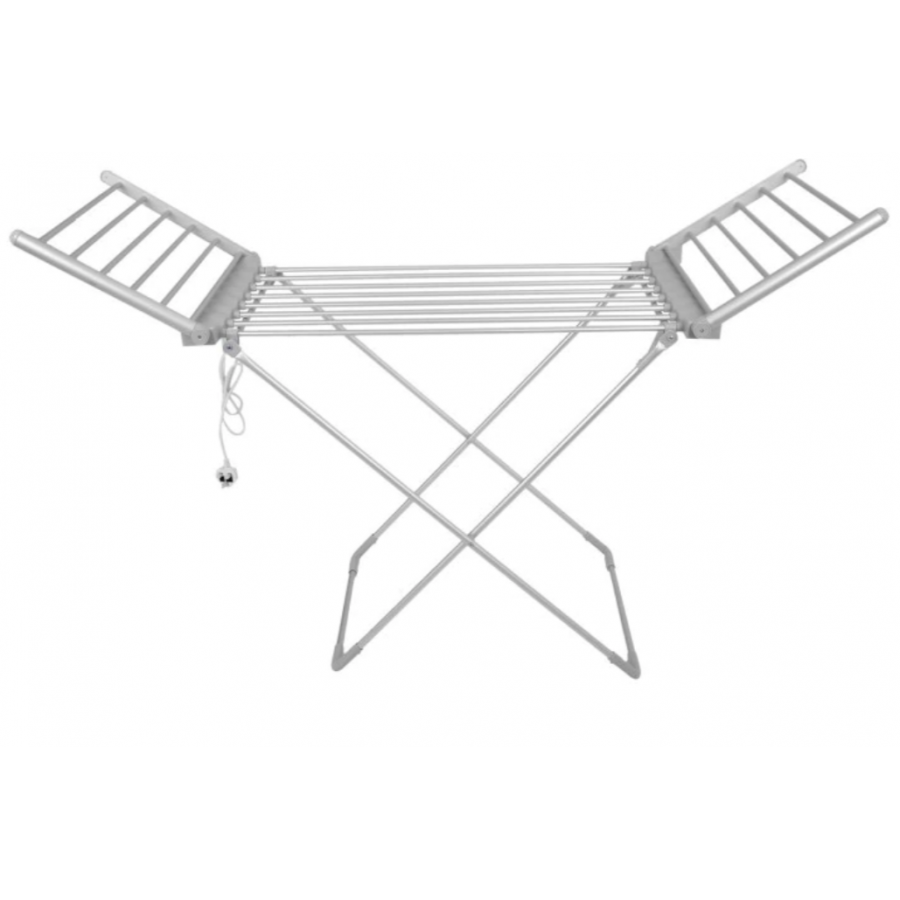 Uscator Electric De Rufe KlaussTech Cu 20 De Bare, Putere 230w, Temperatura Maxim 50°c, Material Aluminiu, 10-16mm, Culoare Alb