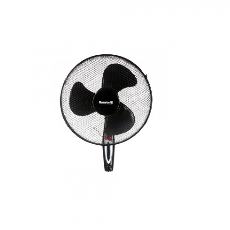 Ventilator Electric Cu 3 Viteze, 55 W, 16 Inch, Functie Oscilatie Automata, Inaltime Reglabila, 220 - 240 V, Culoare Negru