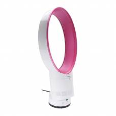 Ventilator Fara Elice Bladeless Fan, 60 W, 14 Inch, Alb/roz