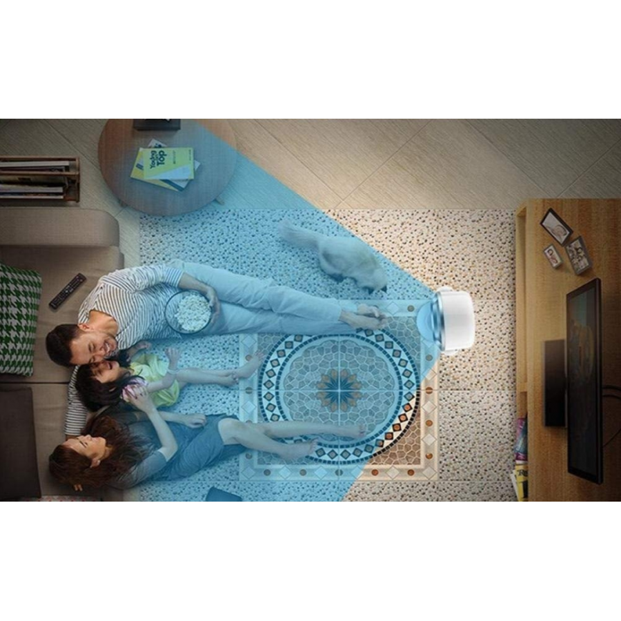 Ventilator Fara Elice Klausstech, 14 Inch (36cm), Timer Programabil, Putere 40w, Oscilare Automata, Control La Distanta, Telecomanda, Alb