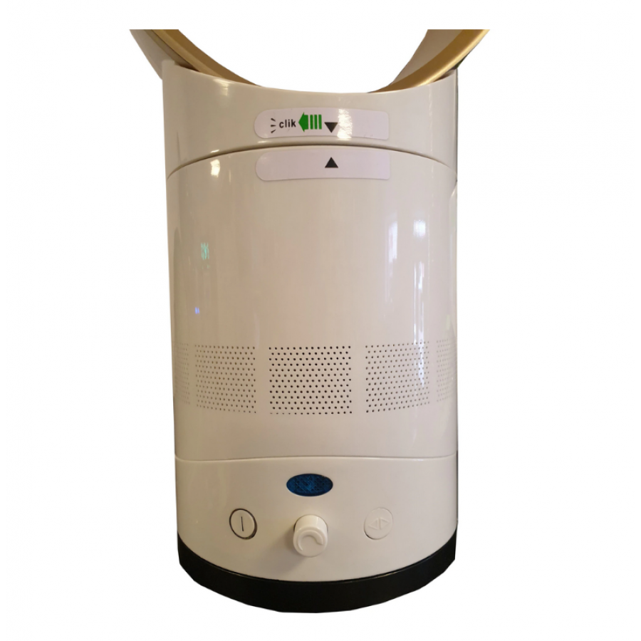 Ventilator Fara Elice Klausstech, 14 Inch (36cm), Timer Programabil, Putere 40w, Oscilare Automata, Control La Distanta, Telecomanda, Alb