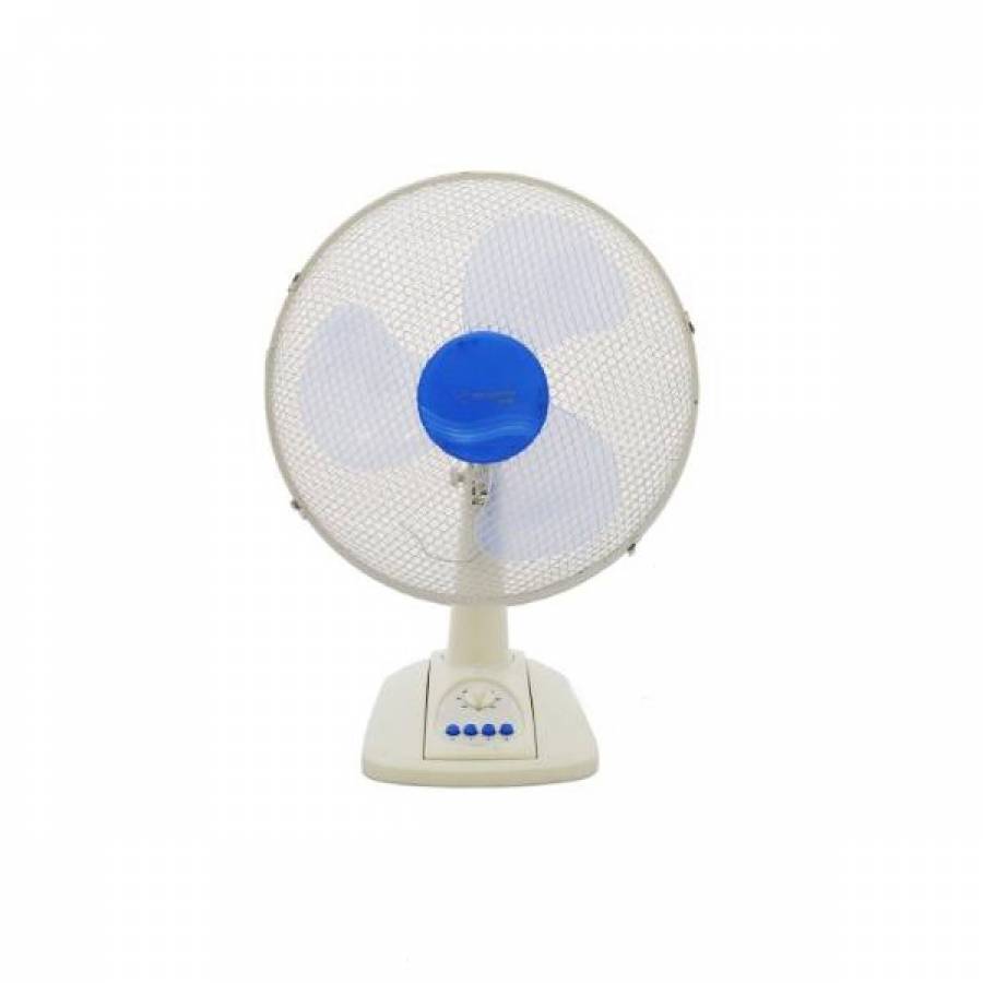 Ventilator Profesional Hausberg De Birou  , 3 Trepte De Viteza ,  Functie Timer 60 Minute  , Putere De 55 W ,   Diametru Elice 40 Cm , Alb